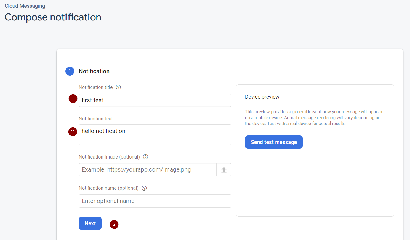 Notification Details